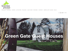 Tablet Screenshot of greengateguesthouses.com